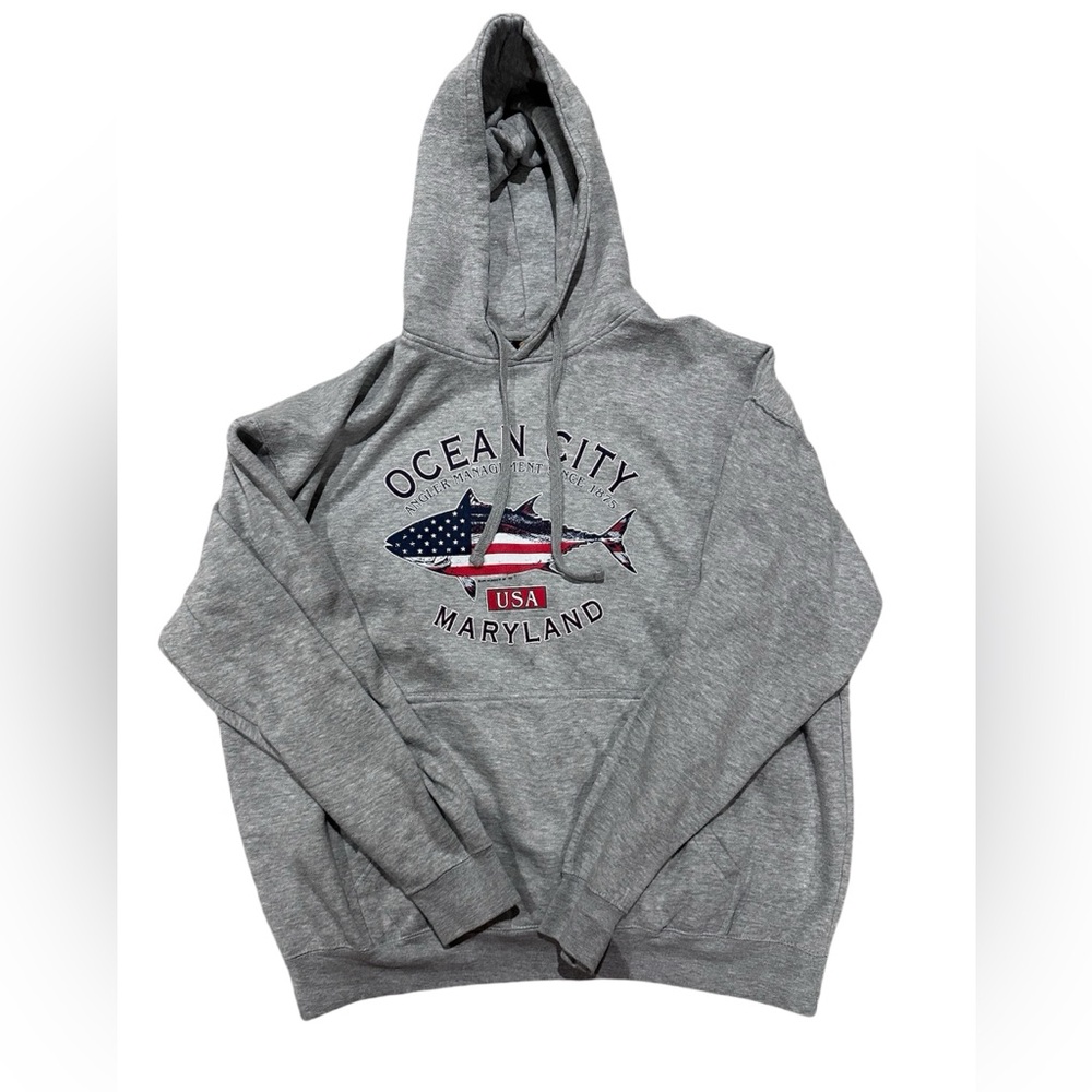 Sunsations - Grey Ocean City Hoodie - Unisex 3XL